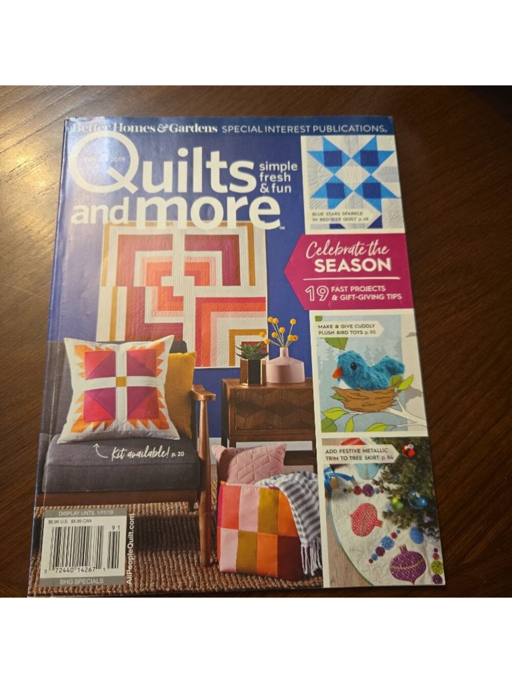 QUILTS AND MORE Magazine Winter 2016 Better Homes and Gardens